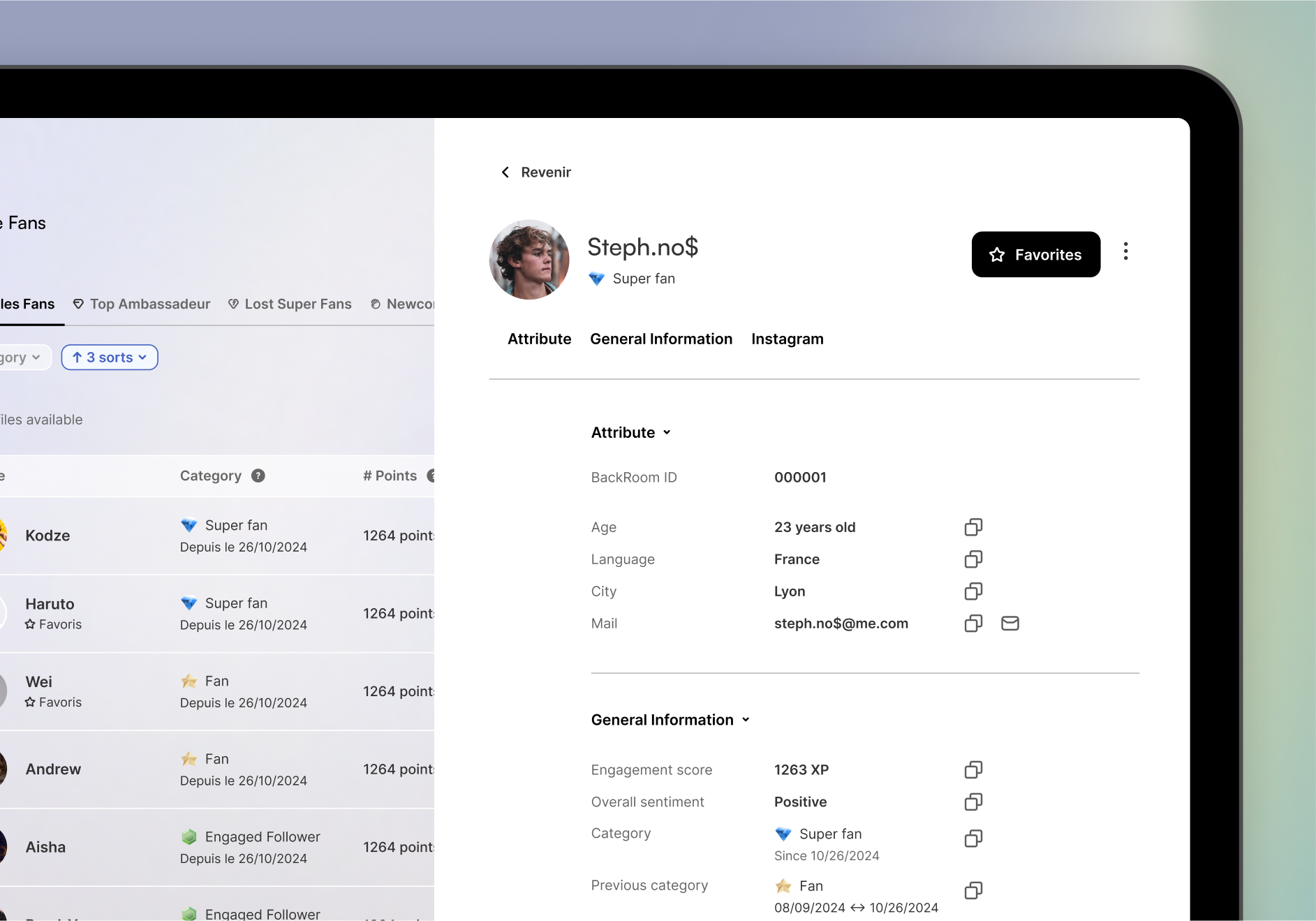 We designed reports through iterations to help creators understand artist–fan relationships. They highlighted superfans, engagement, performance, and impact. Framed in a question-based format to make insights scannable and actionable.