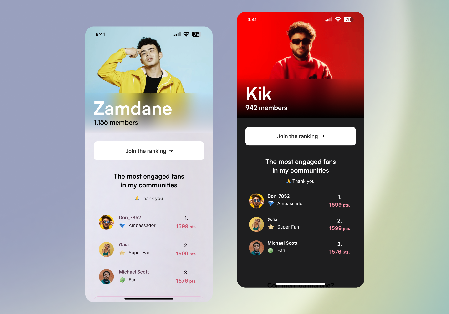 We built lightweight microsites where fans saw their leaderboard rank and claimed exclusive rewards. That's giving creators a simple way to recognize loyalty and fans visibility plus tangible benefits.